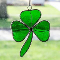 Wee Glass Shamrock (Set of 3)