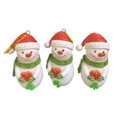 Snowman Ornament Set